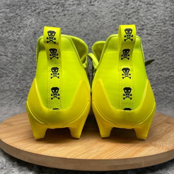 Adidas Adizero 12.0 Poison Football Cleats Size 9 Men Solar Yellow Black IG7218 - Picture 5 of 7